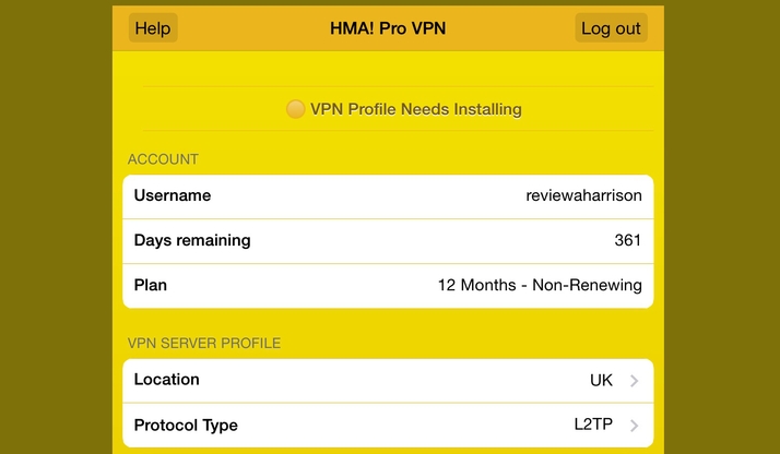 New Checker HMA VPN V.1.3